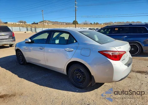 2017 Toyota Corolla L из США, поврежденный, VIN 2T1BURHE4HC952762